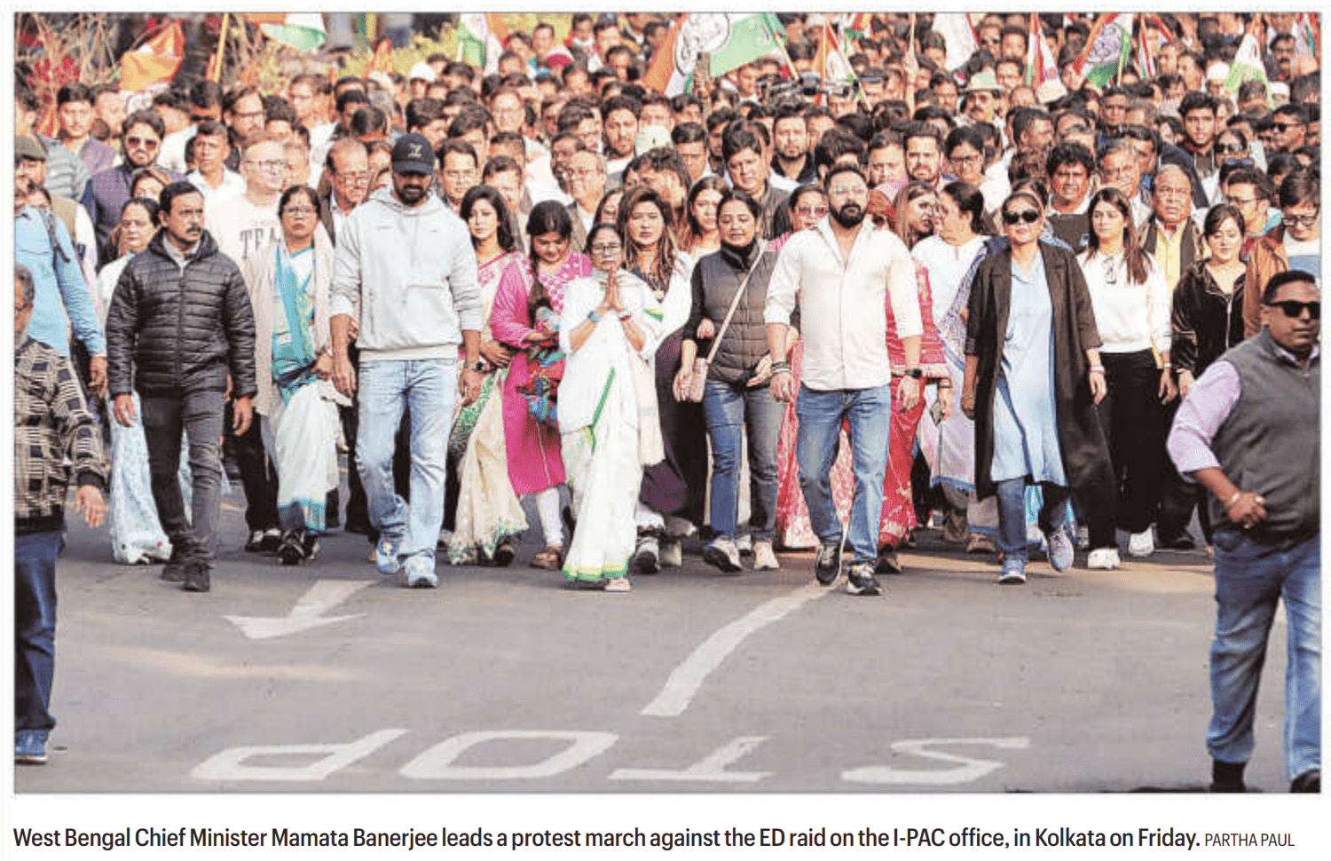 ED raids West Bengal political confrontation